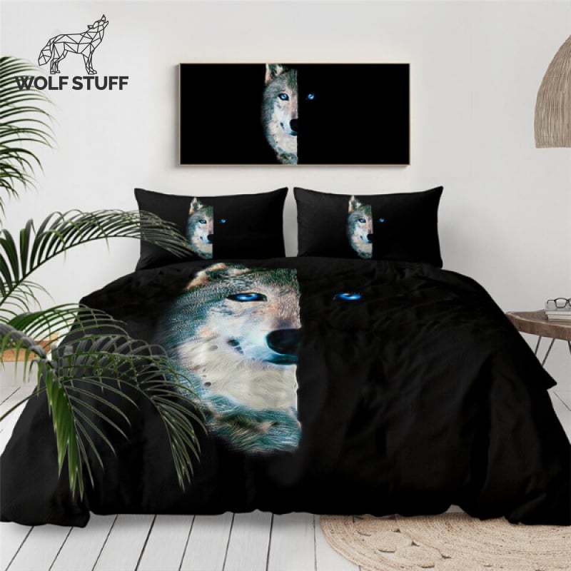 Wolf Flannel Sheets