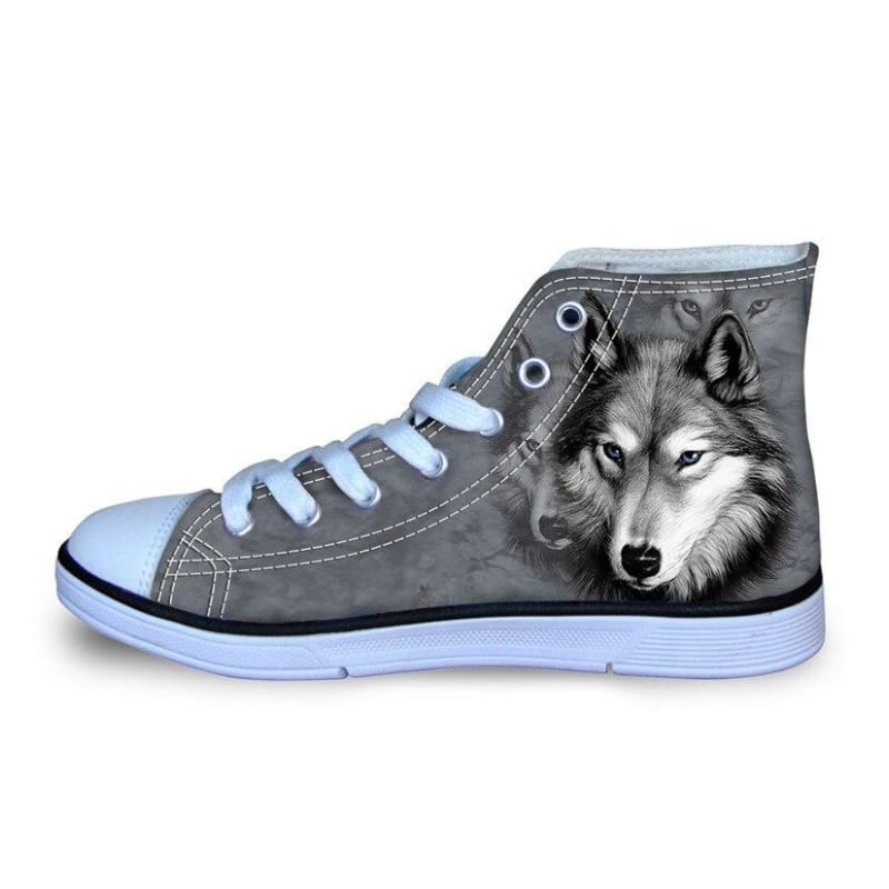 Wolf deals print shoes