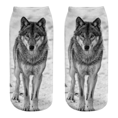 Wolf grey socks