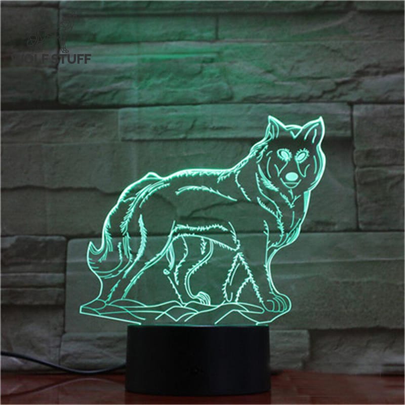 Wolf hand lamp
