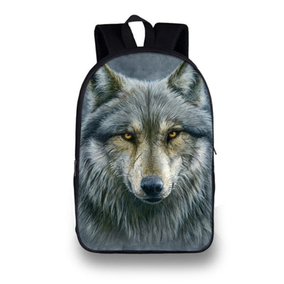 Wolf Head Backpack