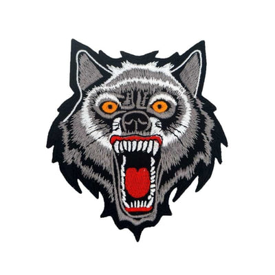 Wolf iron on patch