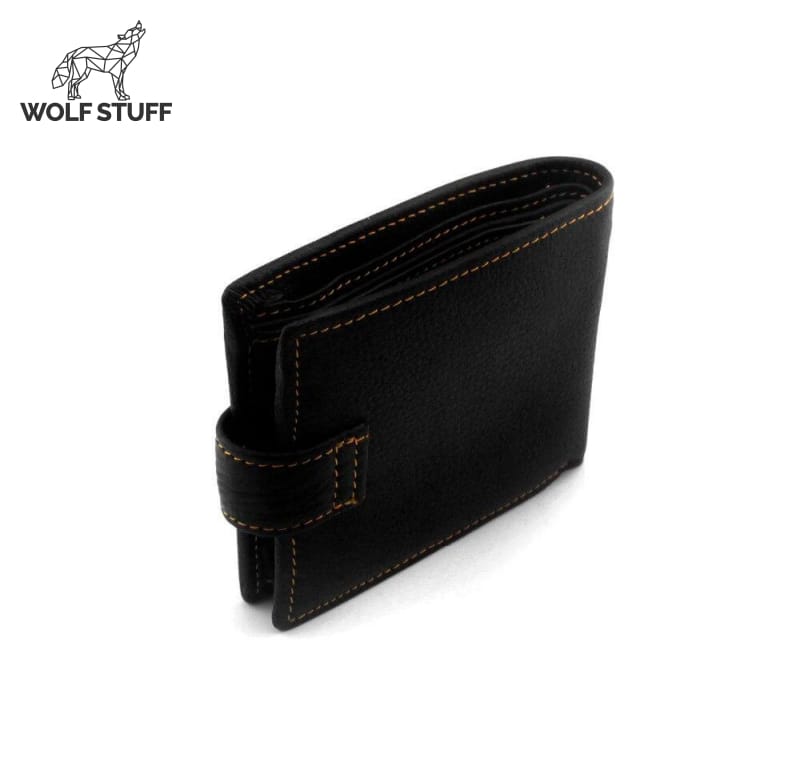 Wolf leather wallet
