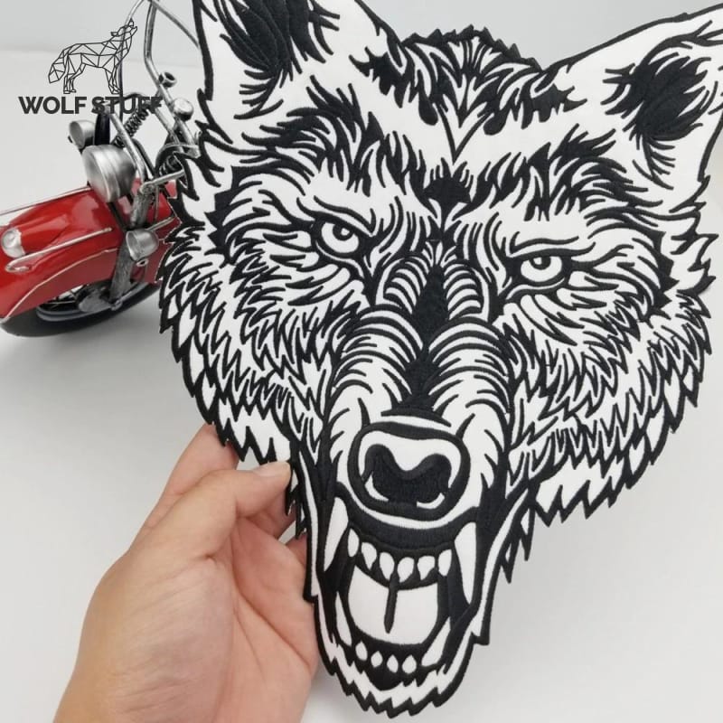 Wolf logo patch