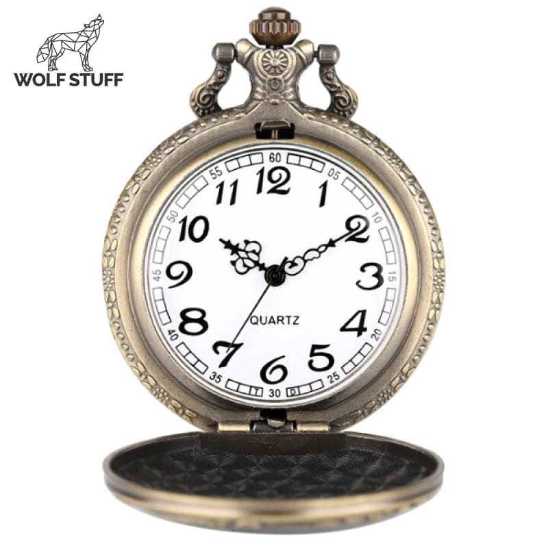 Wolf Pack Pocket Watch