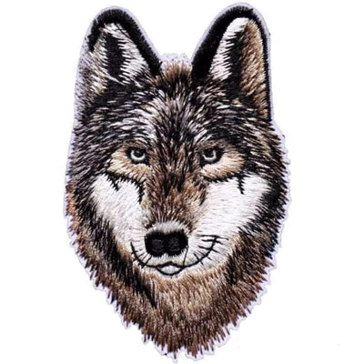 Wolf patches for clothes