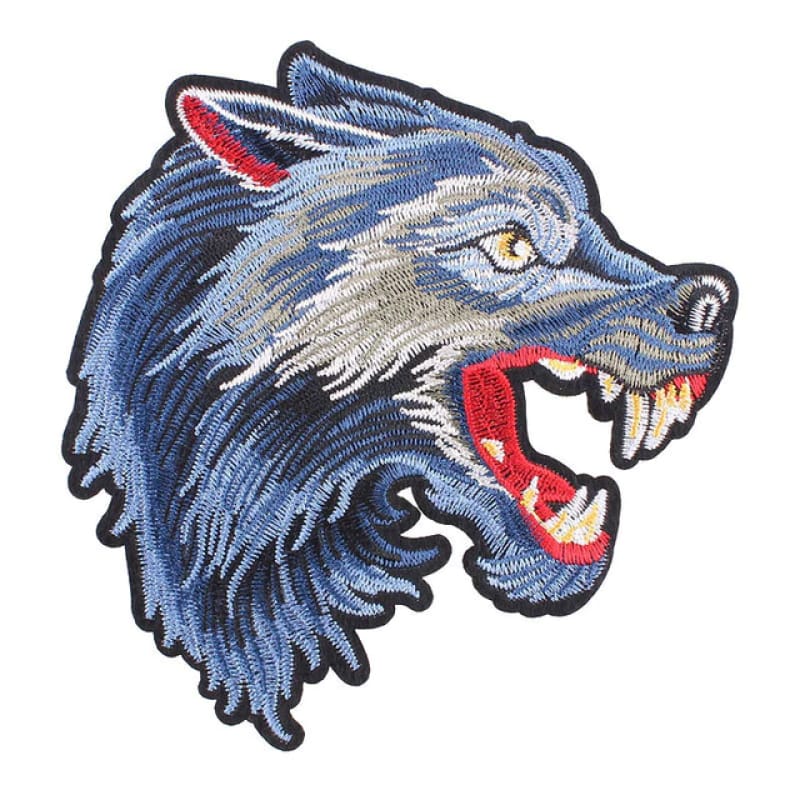 Wolf patches for vests