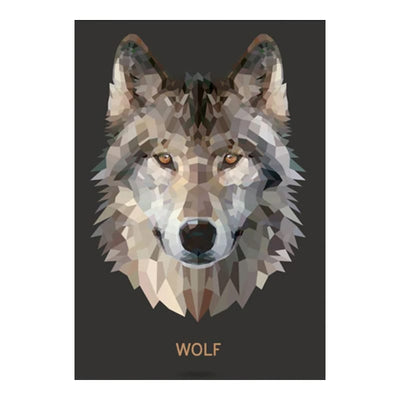 Wolf picture for wall