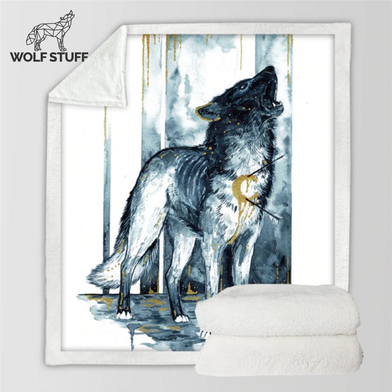 Wolf Skin Blanket