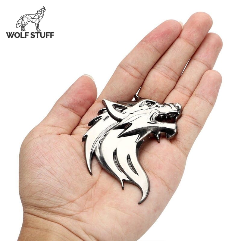 Wolf sticker for bike