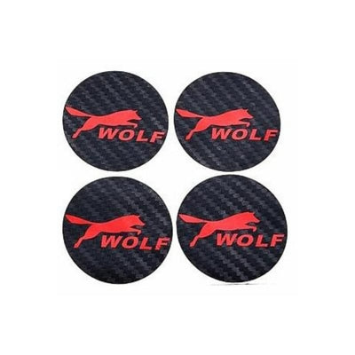 Wolf sticker logo