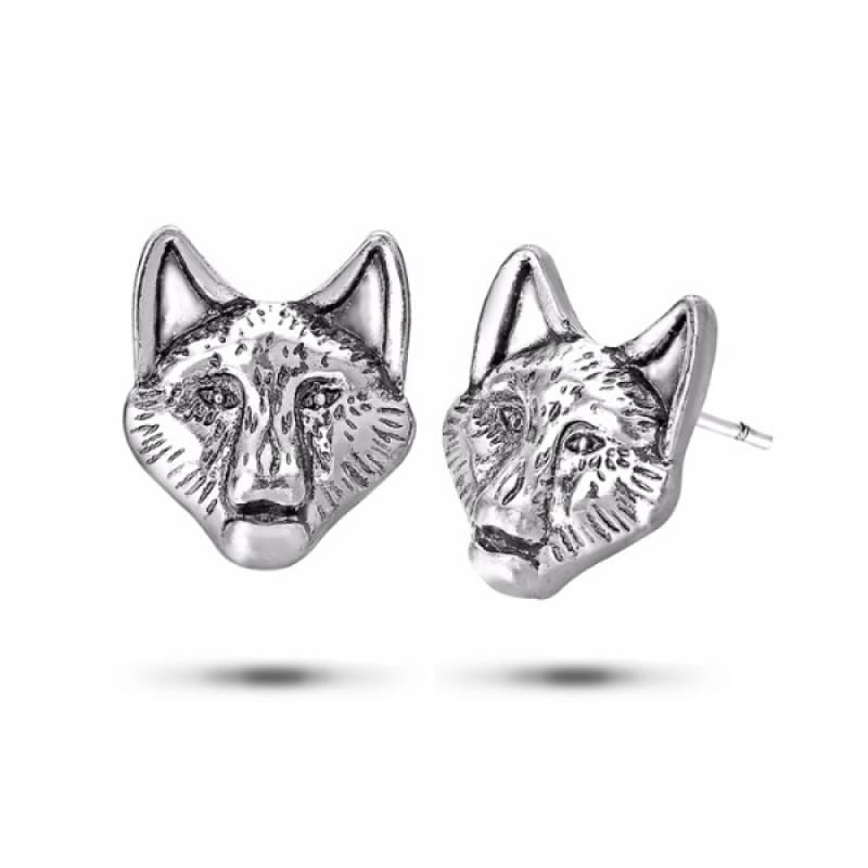 Wolf Stud Earrings
