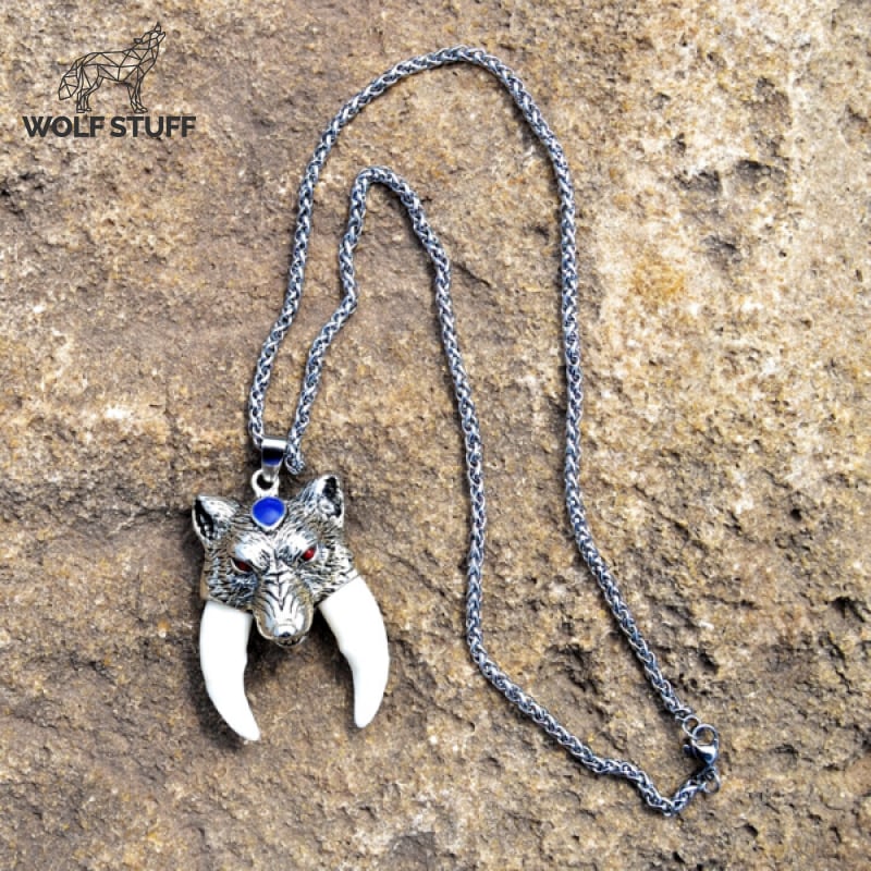Wolf Tooth Pendant Necklace