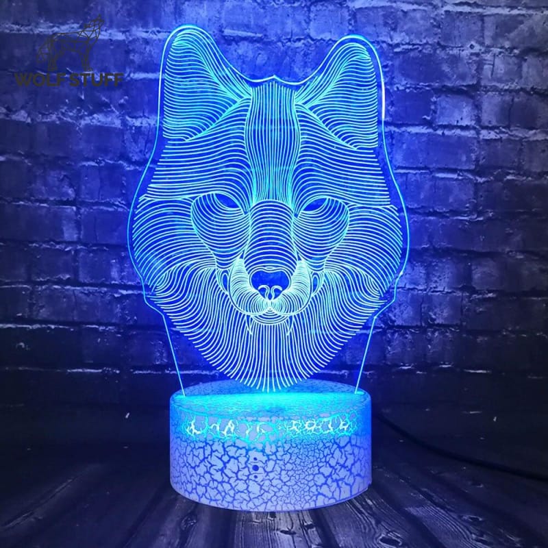 Wolf touch lamp