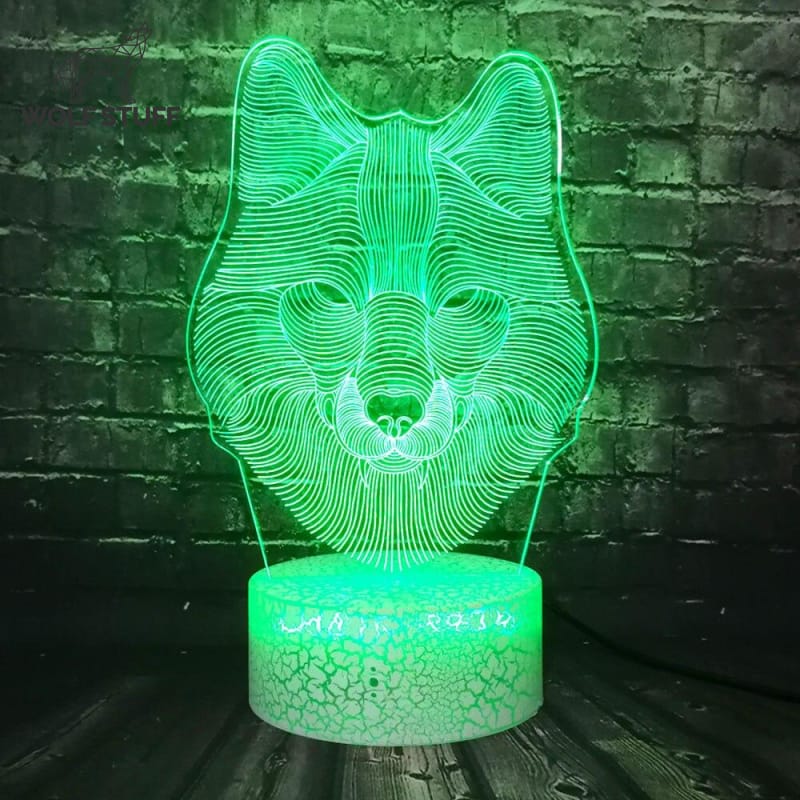 Wolf touch lamp