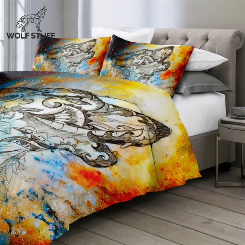 Wolf Twin Bed Sheets