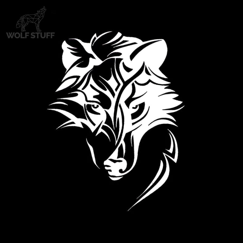 Wolf vinyl decal
