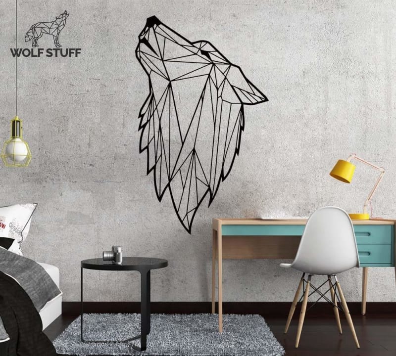 Wolf wall decals