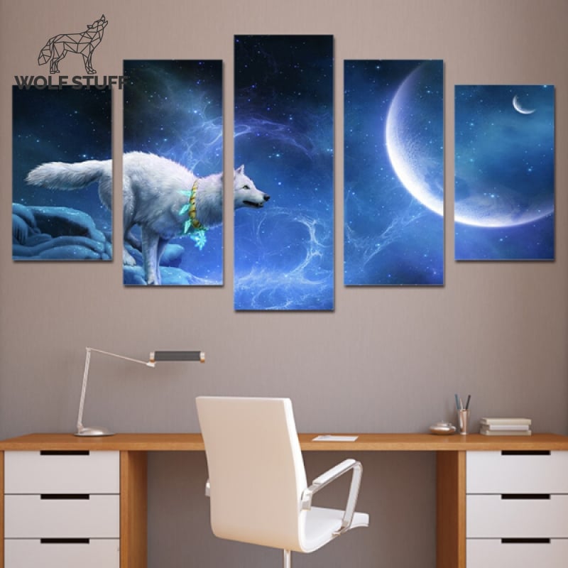 Wolf wall decor art