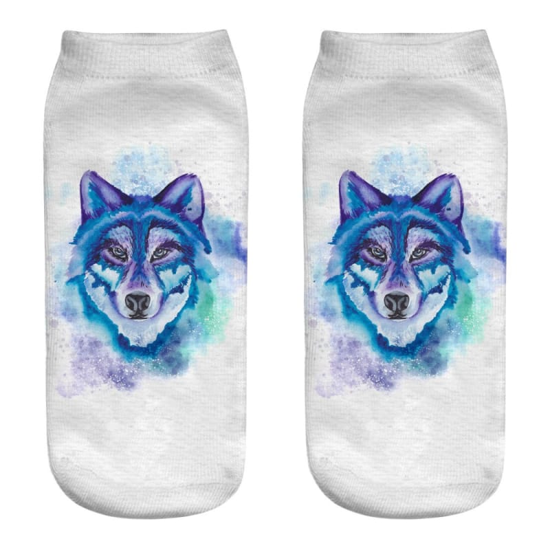 Womens wolf socks