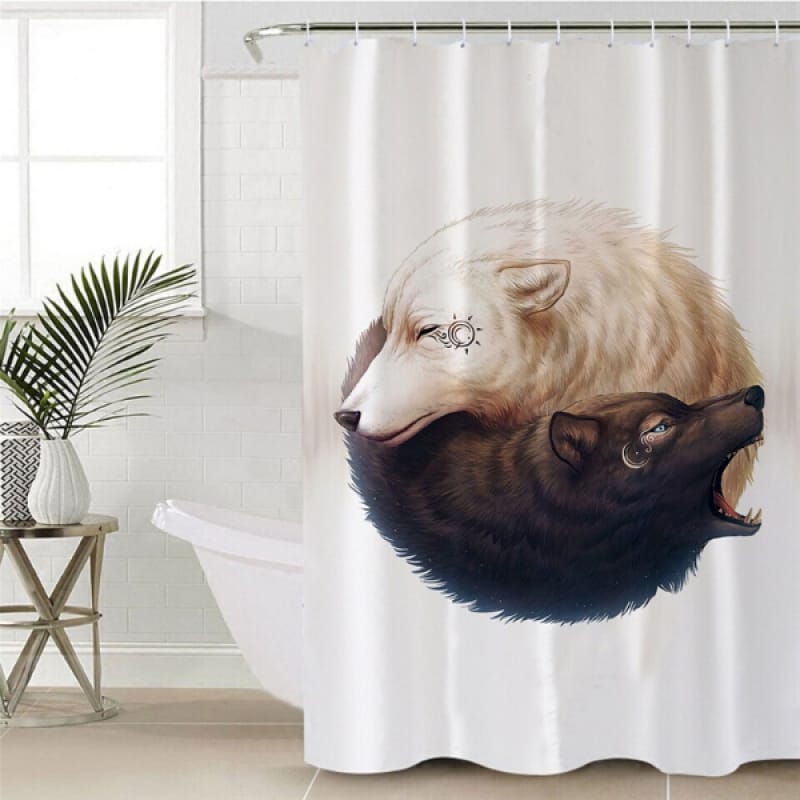 Yin Yang Shower Curtain