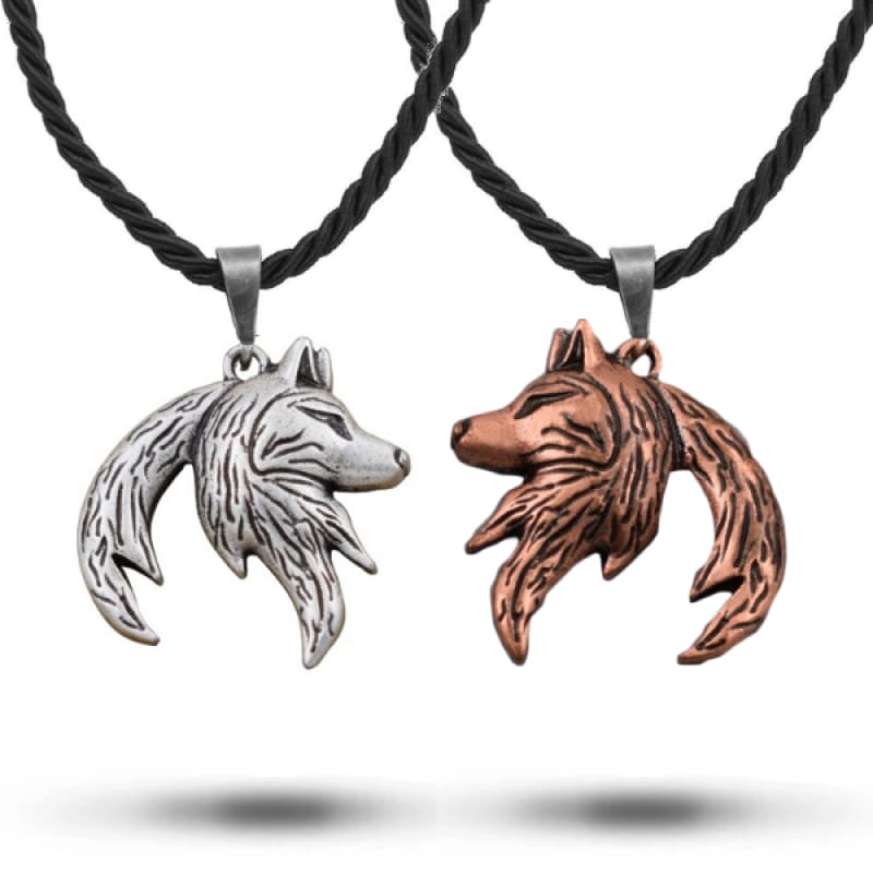 Yin Yang Wolf Pendant